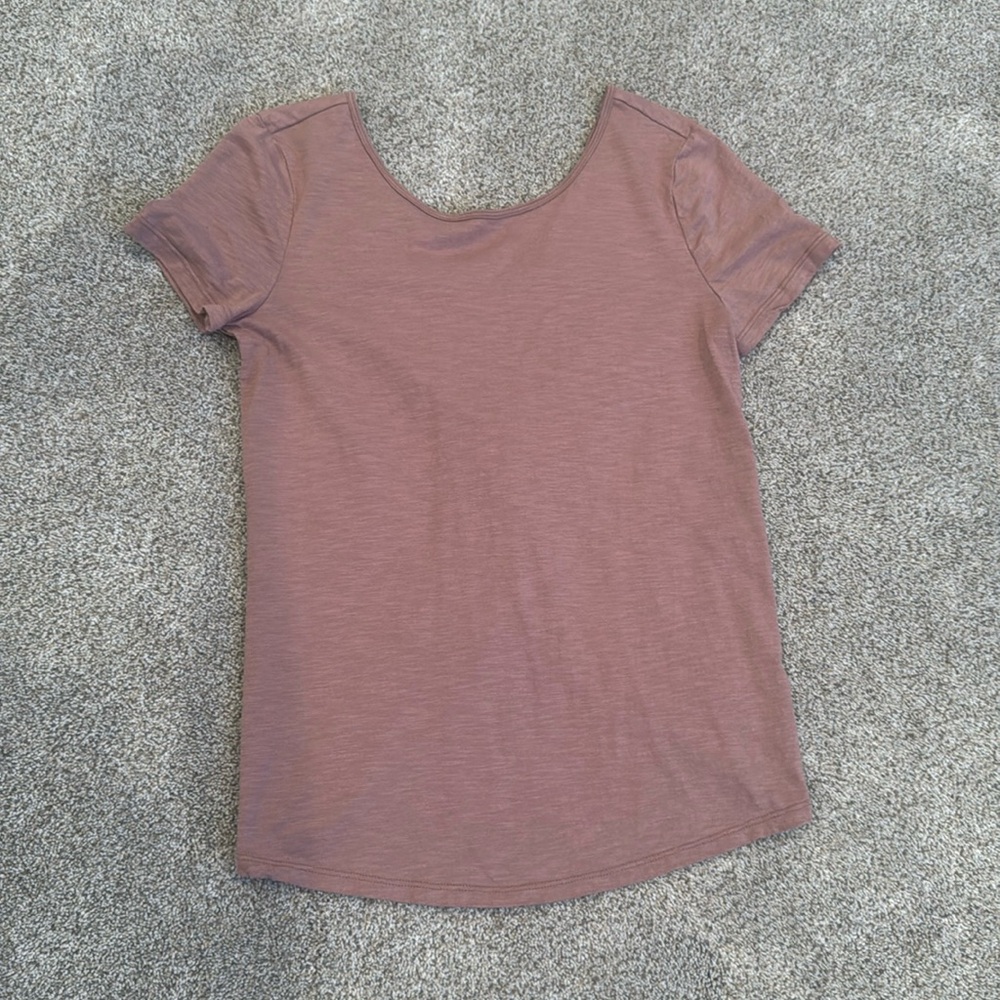 Maurice’s 24/7 Solid Knot Back Short Sleeved Tee